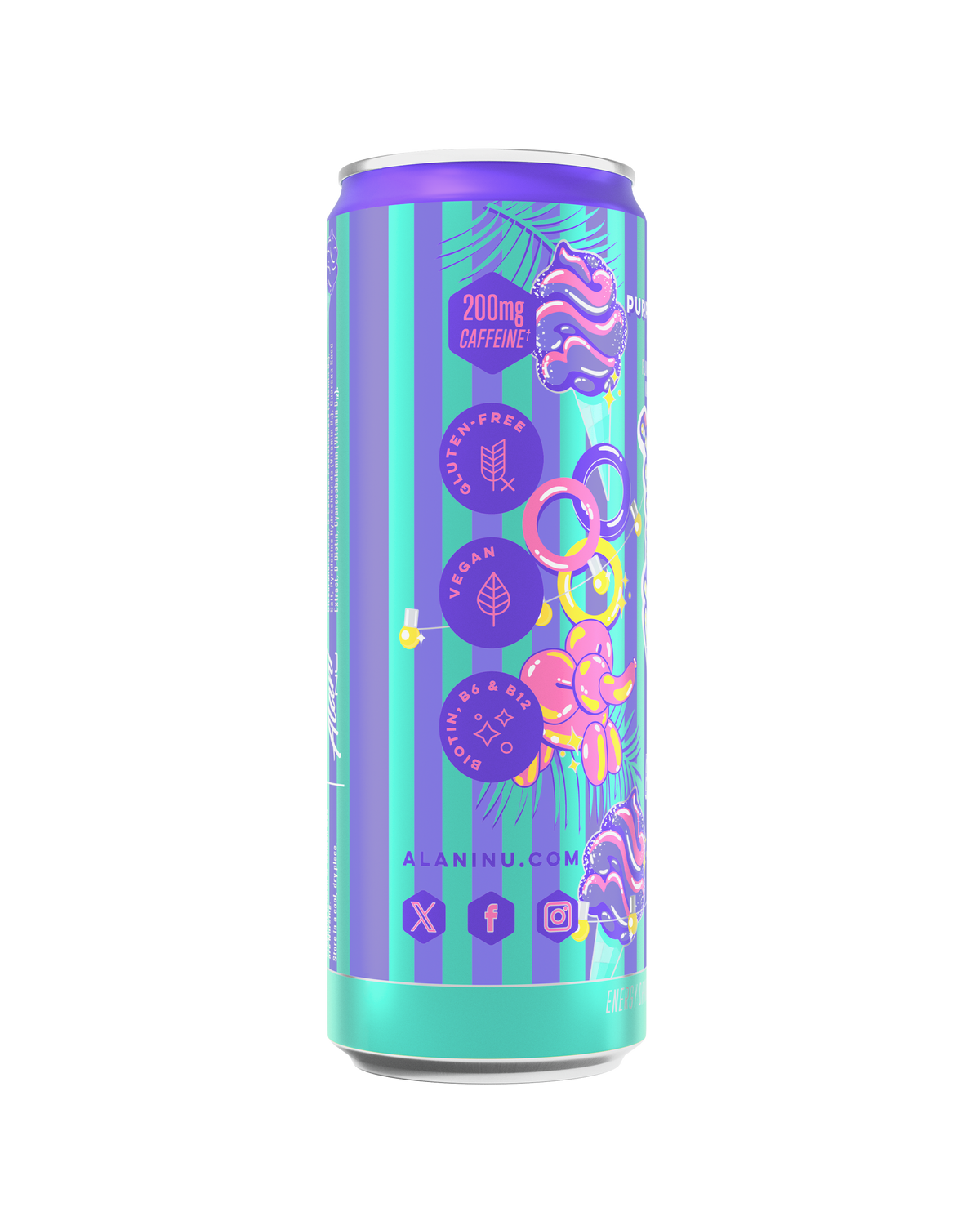 energy drink - purple cotton candy